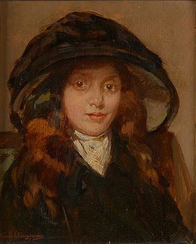 André Cluysenaar - Ritratto di una bambina